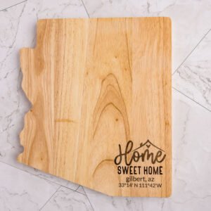 Personalized AZ Cutting Board