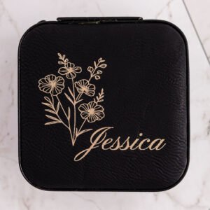Personalized Travel Jewelry Box