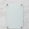 7.87x11.8 personalized glass photo frame (with hanging hardware)